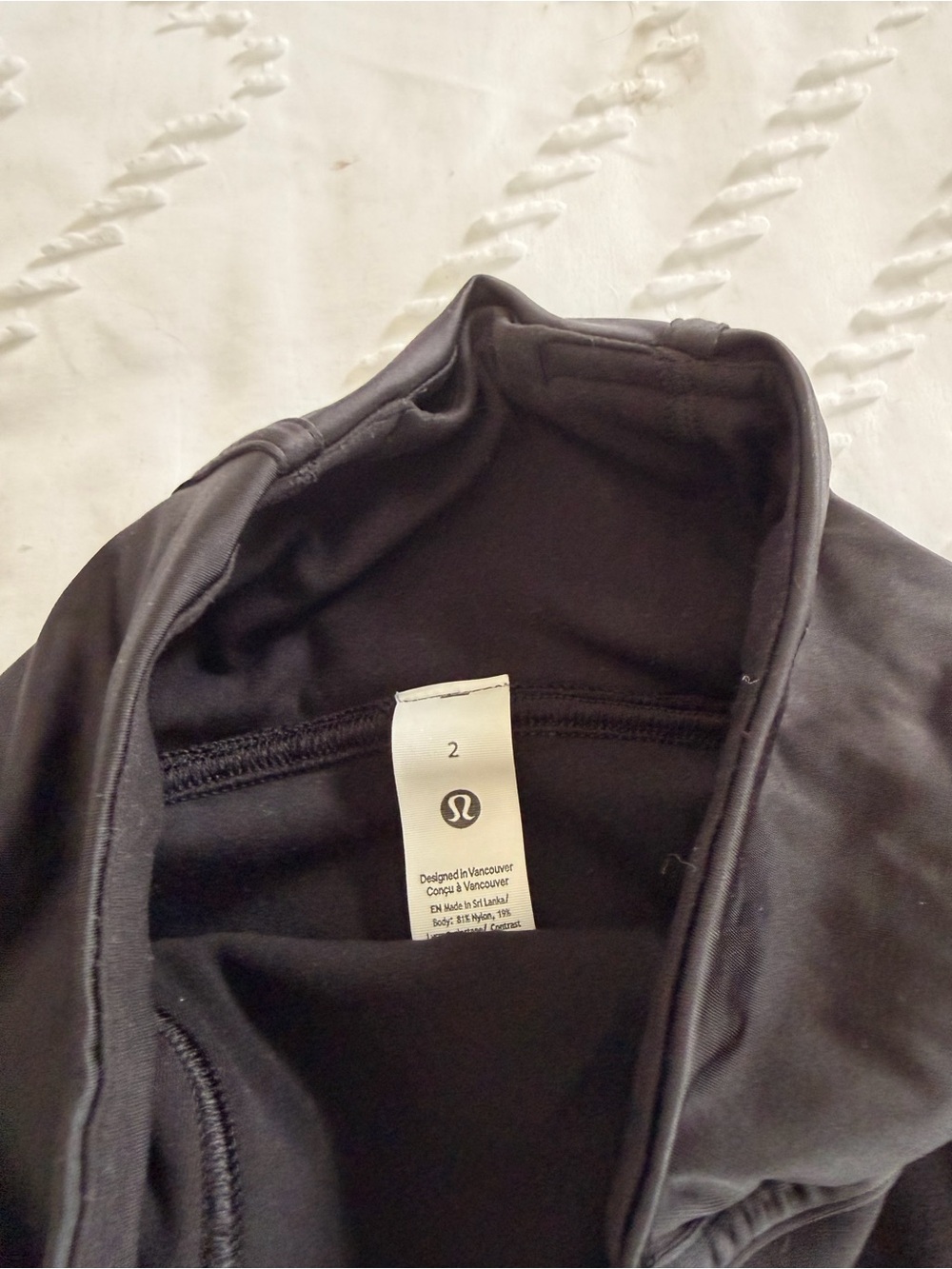 lululemon athletica Kids Black Performance Leggings - Picture 2 of 4